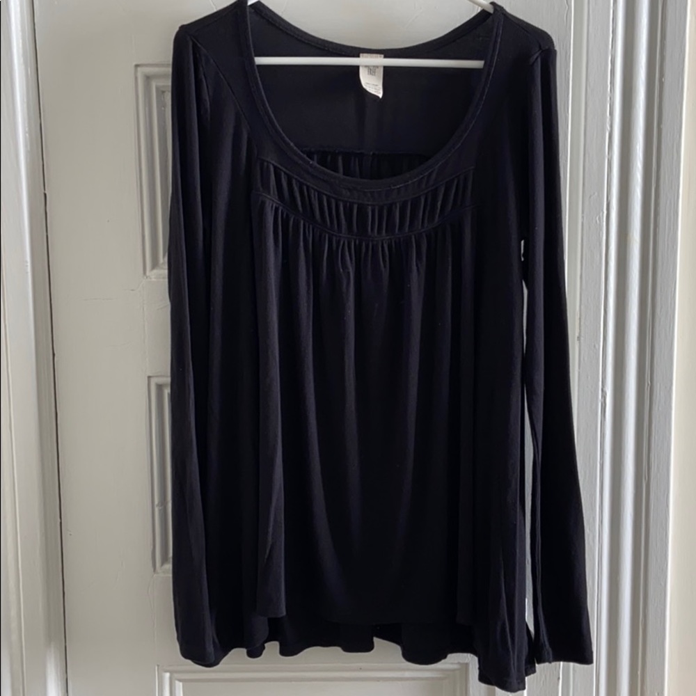 We the Free black long sleeve shirt